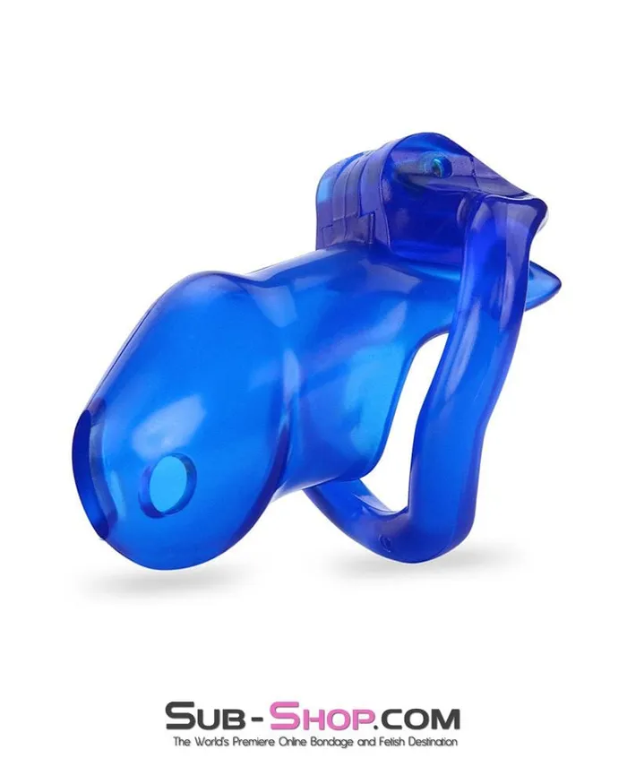 3510AESIS Blue Blazes Chastity Sissy Cocktease High Security Locking Cock Cage Sensation Device Ali Express Male Sex Toys