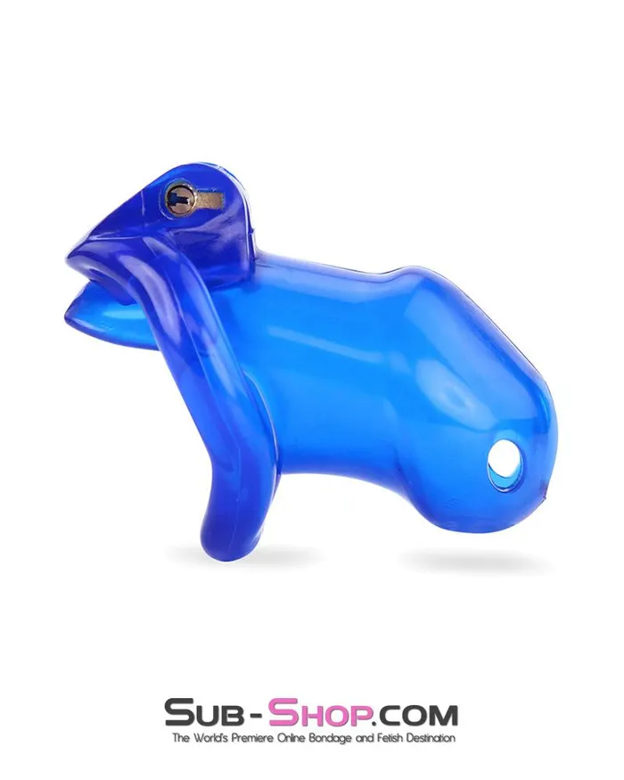 3510AESIS Blue Blazes Chastity Sissy Cocktease High Security Locking Cock Cage Sensation Device Ali Express Male Sex Toys
