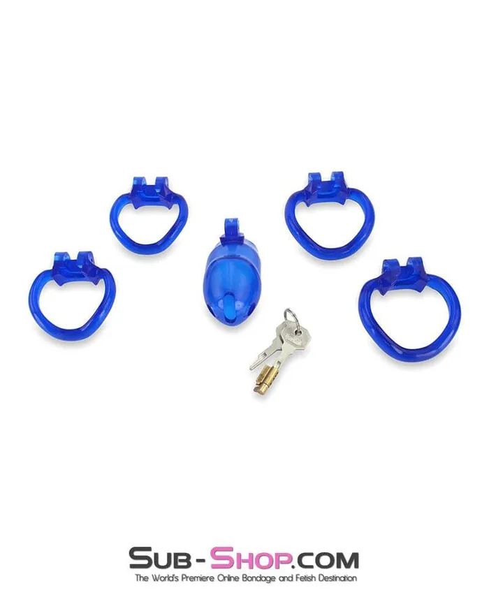 3510AESIS Blue Blazes Chastity Sissy Cocktease High Security Locking Cock Cage Sensation Device Ali Express Male Sex Toys