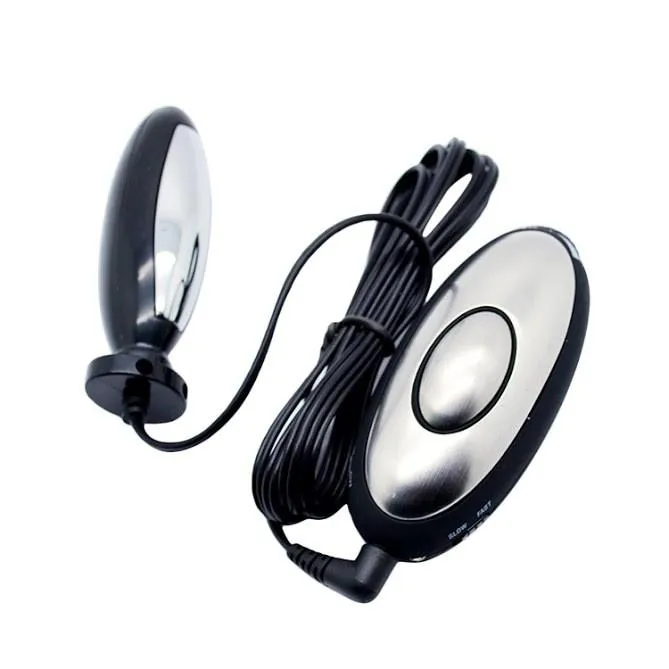 8914AX ElectroSex Pleasure Probe Plug with Hand Massager Ali Express Male Sex Toys