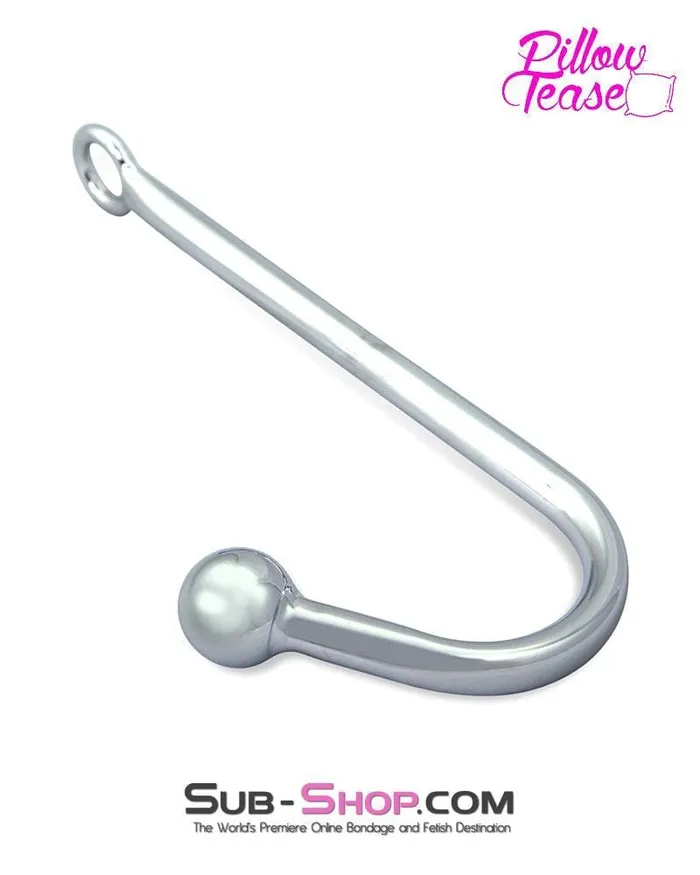 9313HSSIS Sissy Bar Chrome Steel Ball Bondage Slave Anal Hook HSY Male Sex Toys