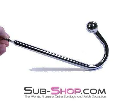9313HSSIS Sissy Bar Chrome Steel Ball Bondage Slave Anal Hook HSY Male Sex Toys