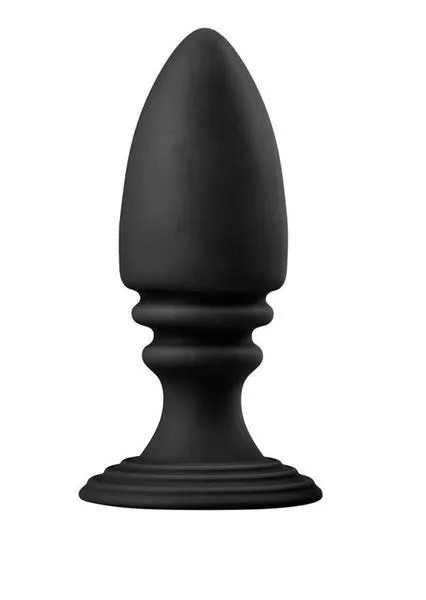 9766M The Bullet Silicone Butt Plug with Suction Cup Base LAST CHANCE Final Closeout Moonwell Female Sex Toys
