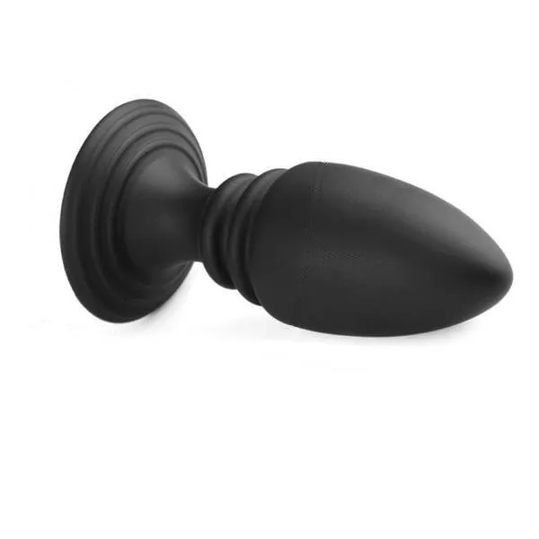 9766M The Bullet Silicone Butt Plug with Suction Cup Base LAST CHANCE Final Closeout Moonwell Female Sex Toys