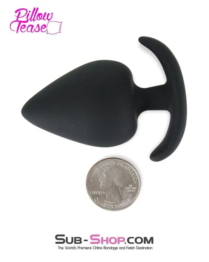 Anal 9828E Medium Black Silicone Anal Sex Trainer Plug LAST CHANCE Final Closeout Eiffel