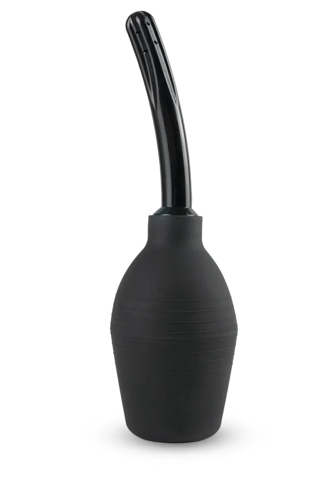 Anal Curved Silicone DoucheEnema Playful Cleaning Buddy for Him and Her Pipedream
