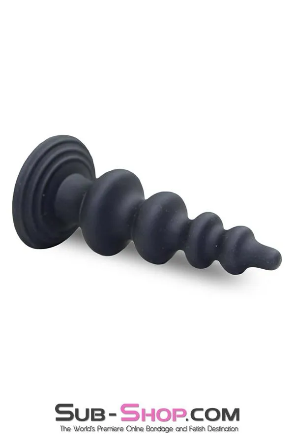 Anal Moonwell 0203M Super Ripple Suction Cup Base Butt Plug LAST CHANCE Final Closeout