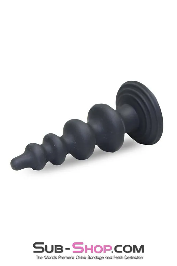 Anal Moonwell 0203M Super Ripple Suction Cup Base Butt Plug LAST CHANCE Final Closeout