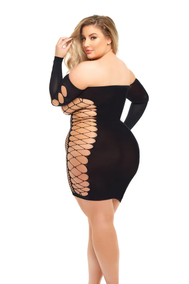 Anal Pink Lipstick Diamond Drippin Dress Queen Size Black Anal Pink Lipstick Diamond Drippin Dress Queen Size Black