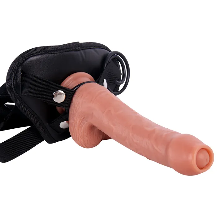 Anal Sliding Foreskin Dildo 85 Inch Realistic Strap On STS