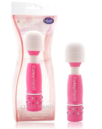 Blush Novelties Mini Magic Wand 4Inch Vibrating Cutey for Big Fun Anal