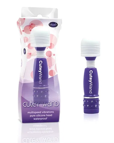Blush Novelties Mini Magic Wand 4Inch Vibrating Cutey for Big Fun Anal
