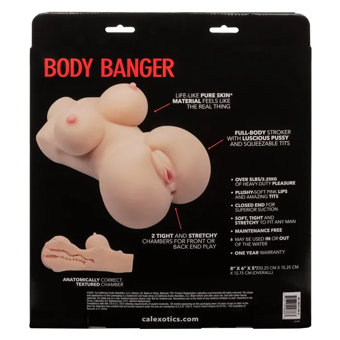 CalExotics Female Sex Toys Stroke It Body Banger Ivory CalExotics Female Sex Toys Stroke It Body Banger Ivory