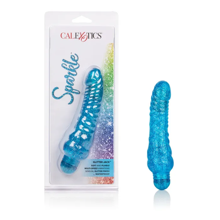 Calexotics Vibrators Sparkle Glitter Vibrator Soft Shiny and Fun Vibe for Happy Playtime