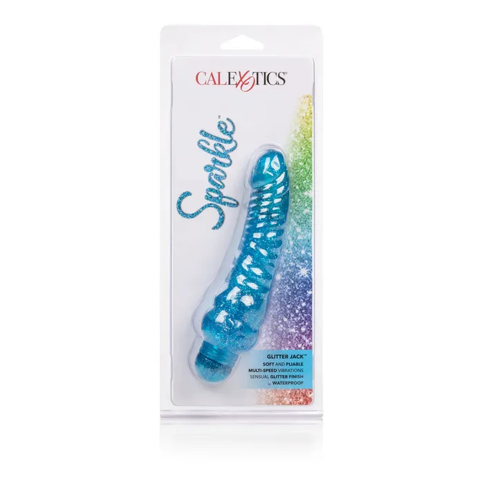 Calexotics Vibrators Sparkle Glitter Vibrator Soft Shiny and Fun Vibe for Happy Playtime