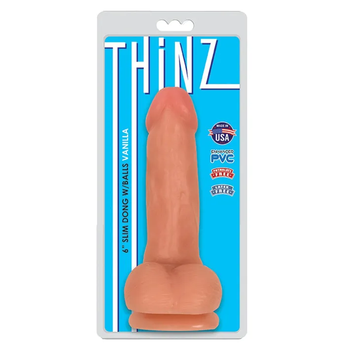 Curve Toys Thinz 6 Slim Dong Vanilla Dildos Curve Toys Thinz 6 Slim Dong Vanilla Dildos