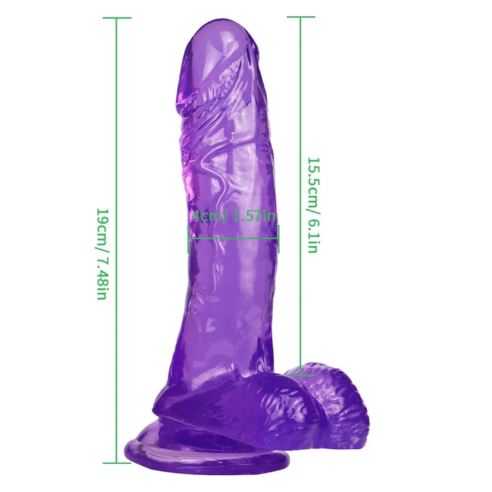 Dildos 7 inch purple dildo