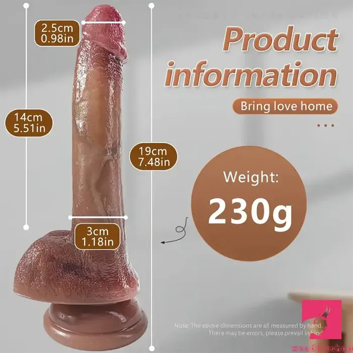 Dildos Weadultshop 748in 866in Real Lifelike Silicone Soft Dildo For Female Sex Orgasm