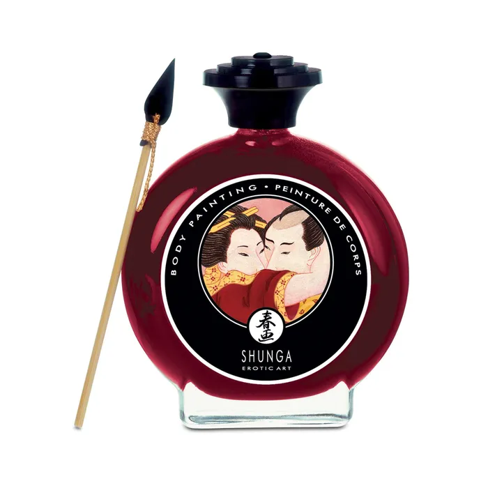 Edible Body Paint Sparkling Strawberry Wine 35 Fl Oz 100 ml Shunga Female Sex Toys Edible Body Paint Sparkling Strawberry Wine 35 Fl Oz 100 ml Shunga Female Sex Toys