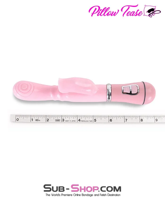 Eiffel Vibrators 0417E Clit Licking 12 Function Pink Demi Vibe