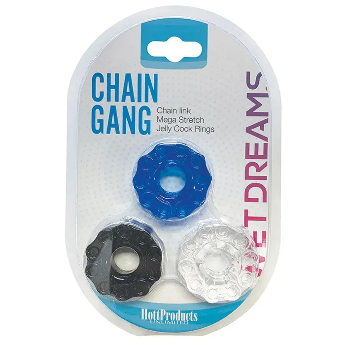 Enhancers Wet Dream Chain Gang 3 Pack Hott Products