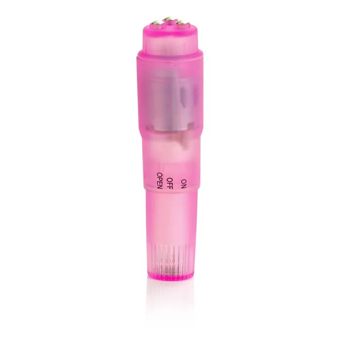 Female Sex Toys Pocket Adventure Vibrator Lighted Massager with 3 Fun Tips Calexotics