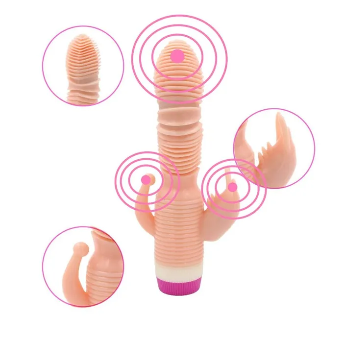Female Sex Toys Weadultshop Mark Stick Triple Points Massaging Vibrator With Beads Female Sex Toys Weadultshop Mark Stick Triple Points Massaging Vibrator With Beads