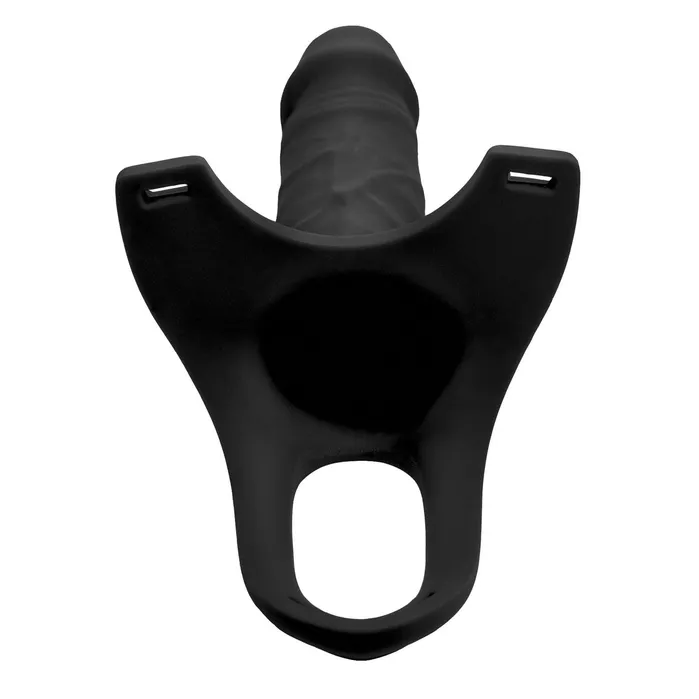 Female Sex Toys XR Brands Hollow Silicone Dildo Strapon Black Female Sex Toys XR Brands Hollow Silicone Dildo Strapon Black