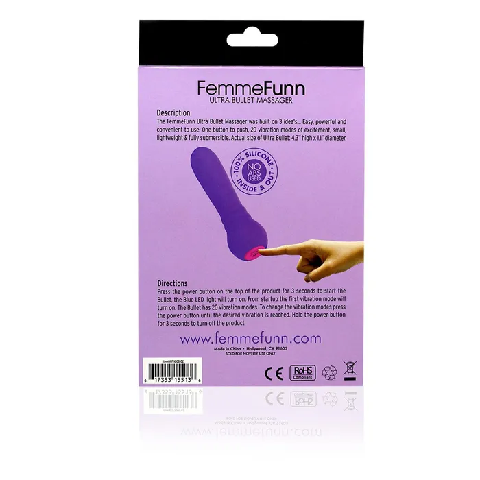 Femme Funn Vibrators Ultra Bullet Purple Femme Funn Vibrators Ultra Bullet Purple