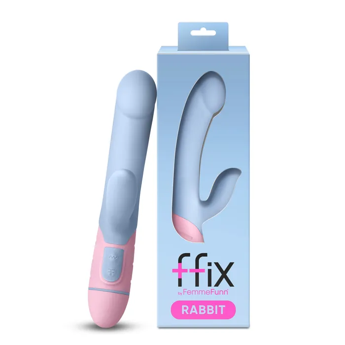 Ffix Rabbit Light Blue Femme Funn Vibrators Ffix Rabbit Light Blue Femme Funn Vibrators