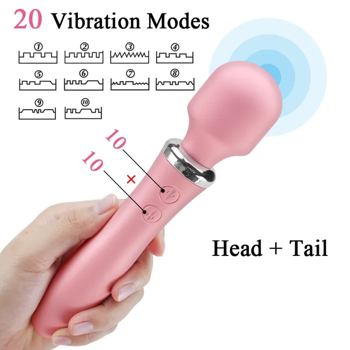 Frequency Conversion Doubleheaded Shock AV Wand Vibrator Weadultshop Vibrators Frequency Conversion Doubleheaded Shock AV Wand Vibrator Weadultshop Vibrators