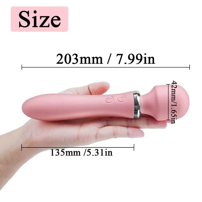 Frequency Conversion Doubleheaded Shock AV Wand Vibrator Weadultshop Vibrators