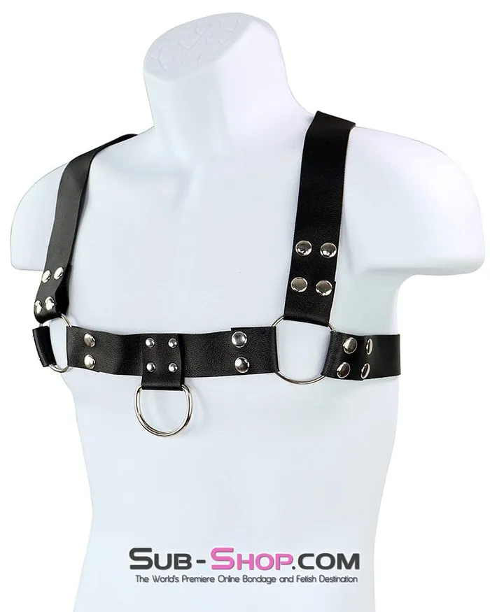 Idea Female Sex Toys 8855DL HeMan Double Shoulder Bondage Chest Harness