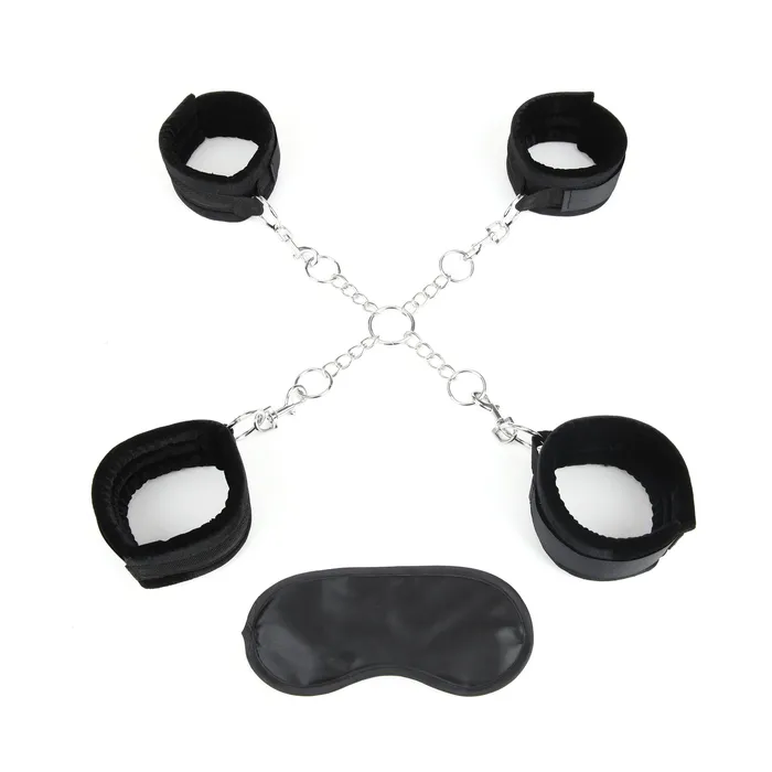 Lux Fetish Deluxe Chain Hogtie Set Anal