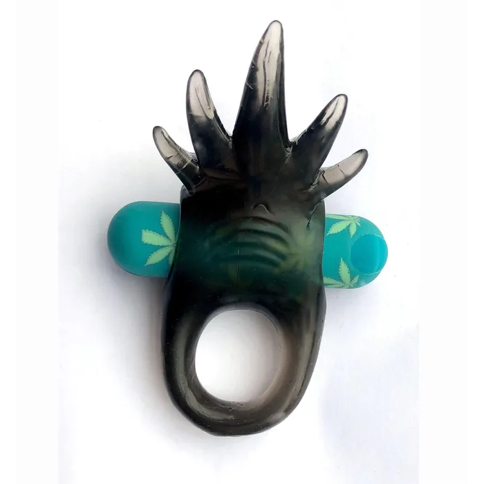 Maia Toys Male Sex Toys Ziggy Pot Leaf USB Rechargeable Vibratiing Erection Enhancer Ring 420 Series
