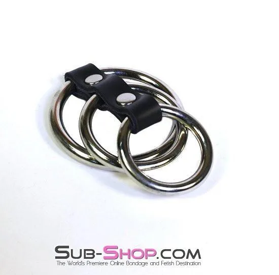 Male Sex Toys 1770A 3 Ring Gates of Hell Autumn