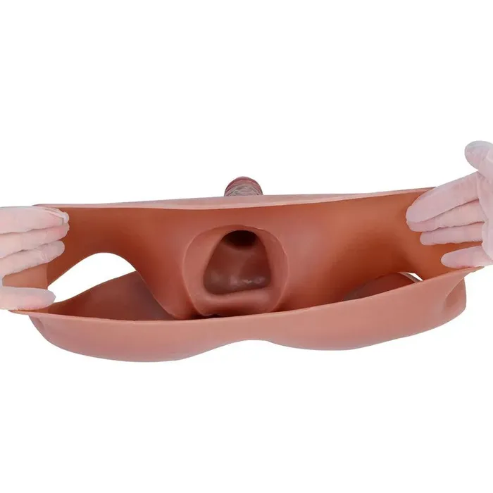  Male Sex Toys 7 Inch Hollow Penis Sleeve Wearable Dildo