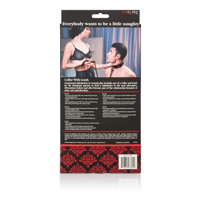 Male Sex Toys CalExotics Scandal Collar With Leash Male Sex Toys CalExotics Scandal Collar With Leash