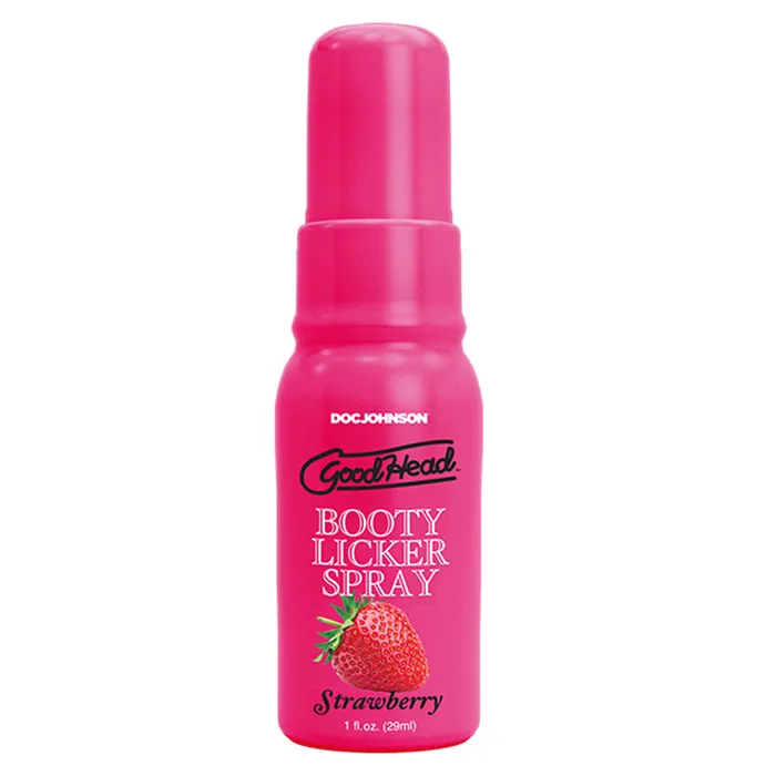Male Sex Toys Goodhead Booty Licker Spray Strawberry 1 Fl Doc Johnson