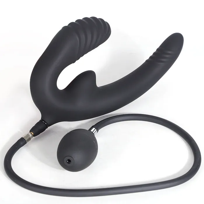  Male Sex Toys Inflatable Double Head Dragon Anal Plug Dildo