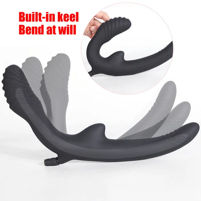  Male Sex Toys Inflatable Double Head Dragon Anal Plug Dildo