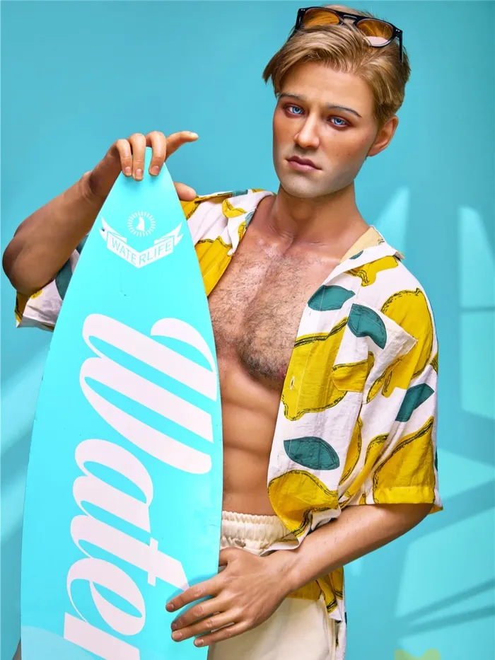 Male Sex Toys Irontech Doll F235176cm5ft947kg Femboy Surf boy Silicone Male Sex Doll Irontech Doll