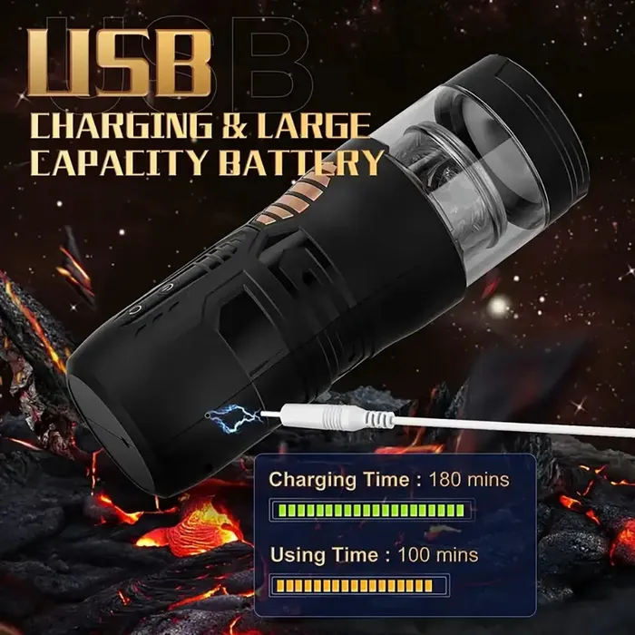 Male Sex Toys Weadultshop 7 Thrusting Rotating Modes Rechargerable Hands Free Auto Masturbator