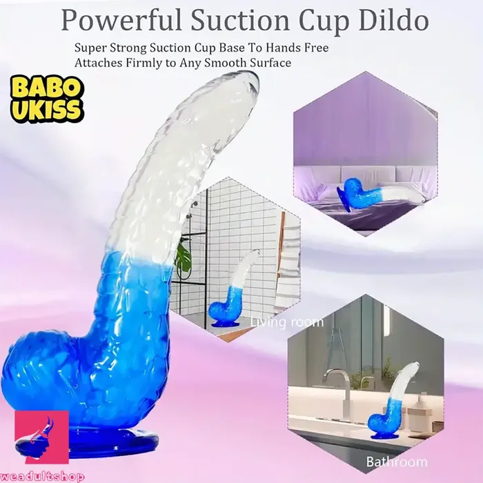 Male Sex Toys Weadultshop 827in Soft Silicone Fantasy Gradient Jelly Dildo Masturbator Adult Toy
