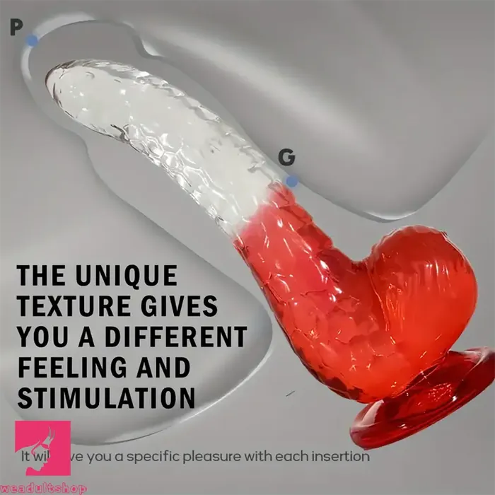 Male Sex Toys Weadultshop 827in Soft Silicone Fantasy Gradient Jelly Dildo Masturbator Adult Toy