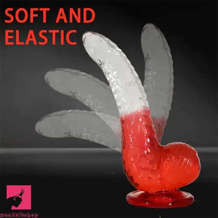 Male Sex Toys Weadultshop 827in Soft Silicone Fantasy Gradient Jelly Dildo Masturbator Adult Toy