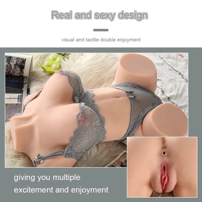 Male Sex Toys xingse T516 15lbMale Masturbator Torso Sex Doll With Anal And Vaginal Tunnels