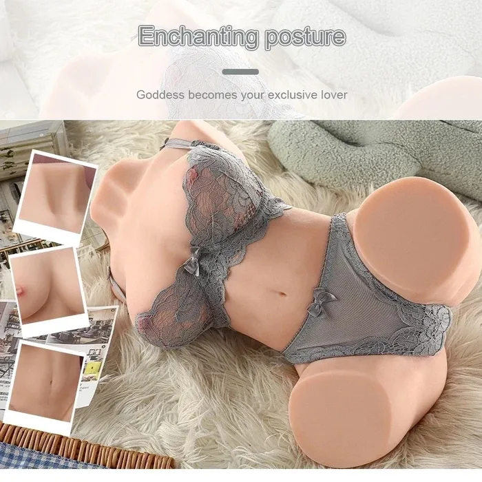 Male Sex Toys xingse T516 15lbMale Masturbator Torso Sex Doll With Anal And Vaginal Tunnels