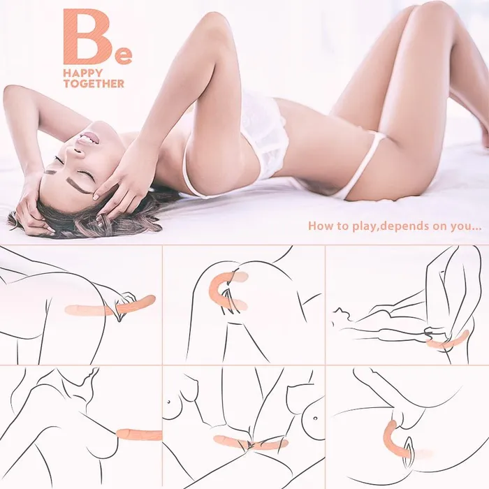 mysite Remote Control Free Bending 1196 Inch DoubleEnded Dildos Anal