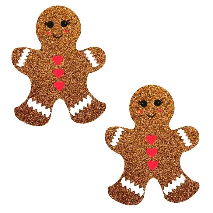 Neva Nude Glitter Gingerbread Man Nipple Cover Pasties Nipple Clitoral Toys Neva Nude Glitter Gingerbread Man Nipple Cover Pasties Nipple Clitoral Toys